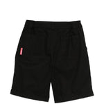 Pantaloncini con piega anteriore in nero Gr10k replicated - uomo 