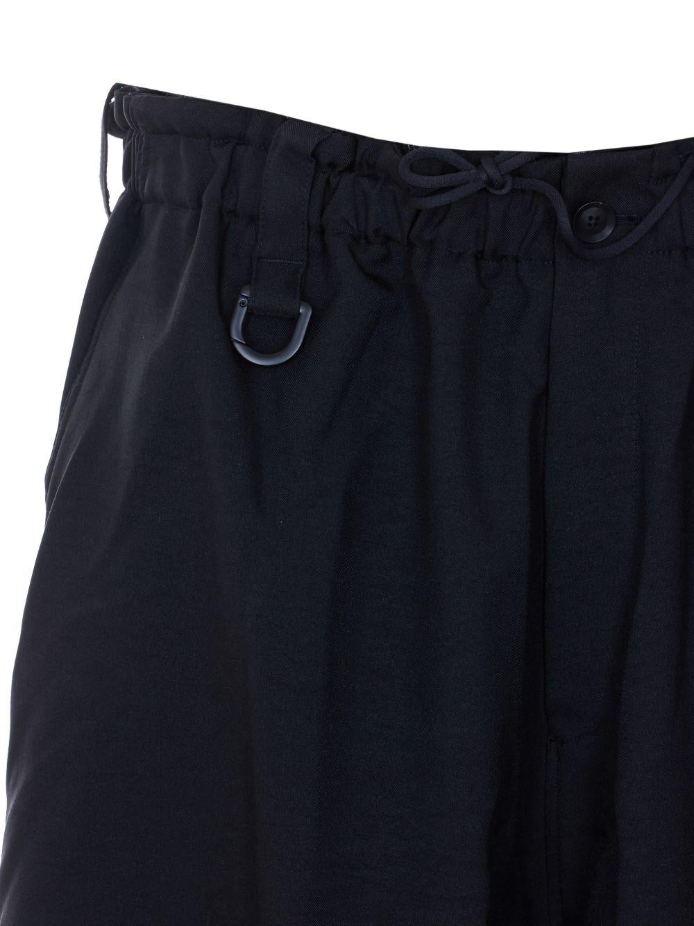 Pantaloni sportivi elasticizzati in nero Y-3 - uomo 