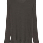 T-shirt a maniche lunghe in marrone Ranra - uomo 