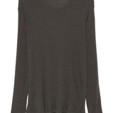 T-shirt a maniche lunghe in marrone Ranra - uomo 