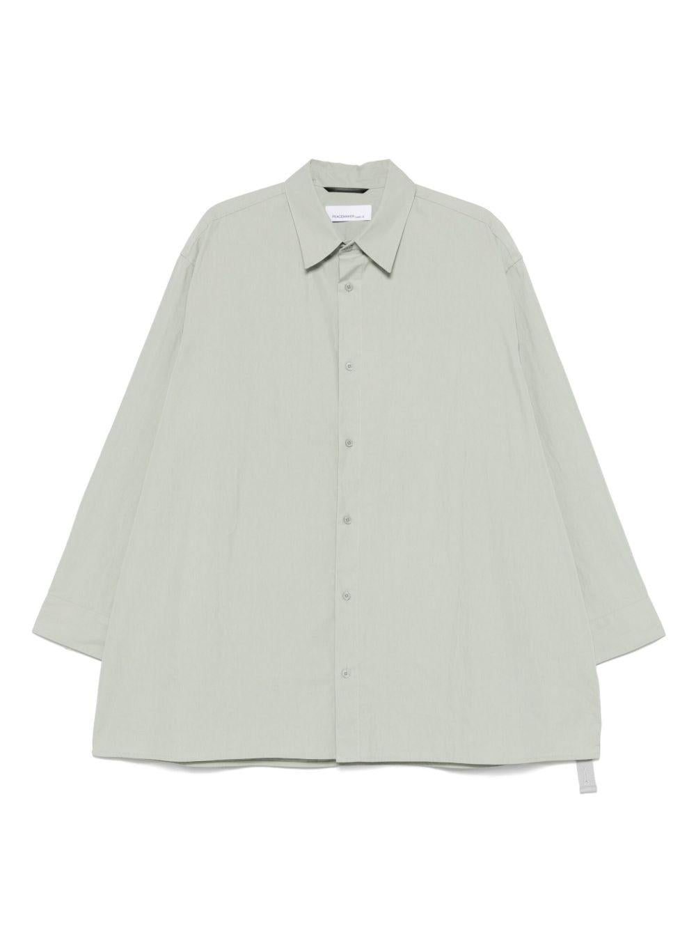 Camicia Jumbo in verde salvia Oamc Peacemaker - uomo 