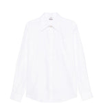 Camicia con stampa monogram in bianco Casablanca - uomo 