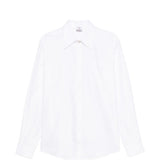 Camicia con stampa monogram in bianco Casablanca - uomo 