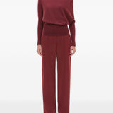 Pantaloni palazzo in borgogna Simkhai - donna 