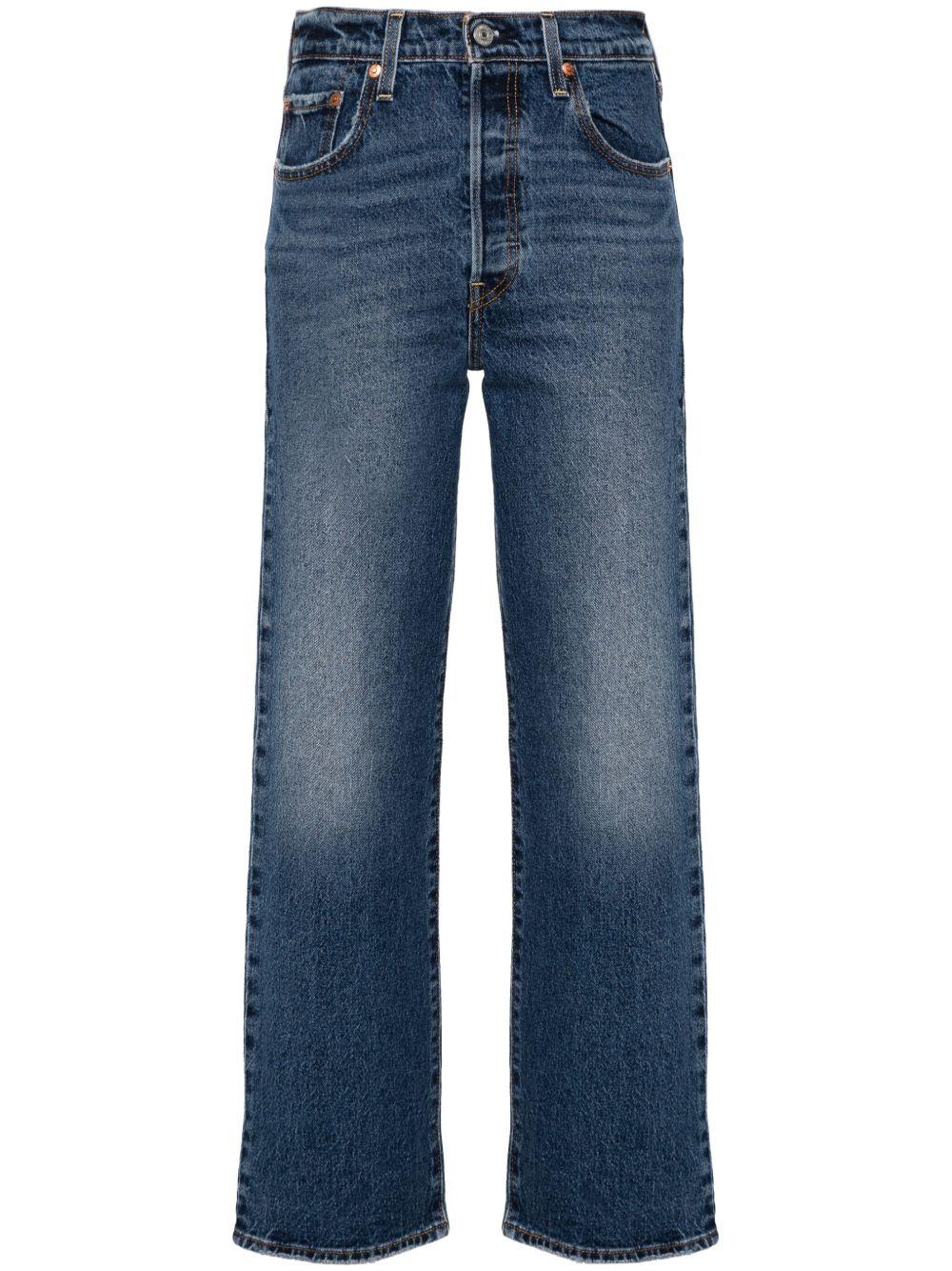 Jeans a gamba dritta robcage in blu 