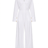 Tuta a maniche lunghe drew in bianco Th Latest - donna 