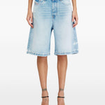 Shorts de-sire in denim blu diesel - donn 