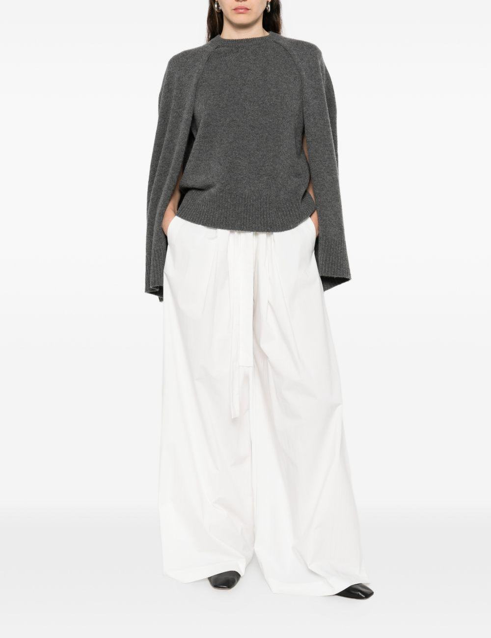 Maglione a mantella  in cashmere in grigio Toteme - donna 