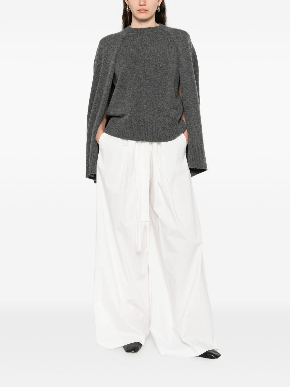 Maglione a mantella  in cashmere in grigio Toteme - donna 