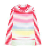 T-shirt a righe a maniche lunghe multicolore Junya watanabe - donna 