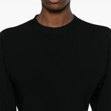 Abito mini a manice lunghe Power in nero Wardrobe.Nyc - donna 