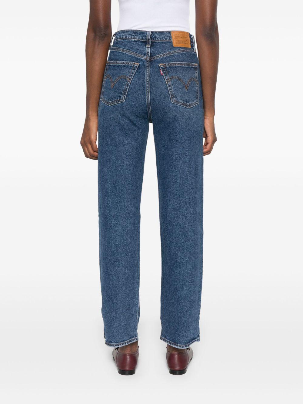 Jeans a gamba dritta robcage in blu 