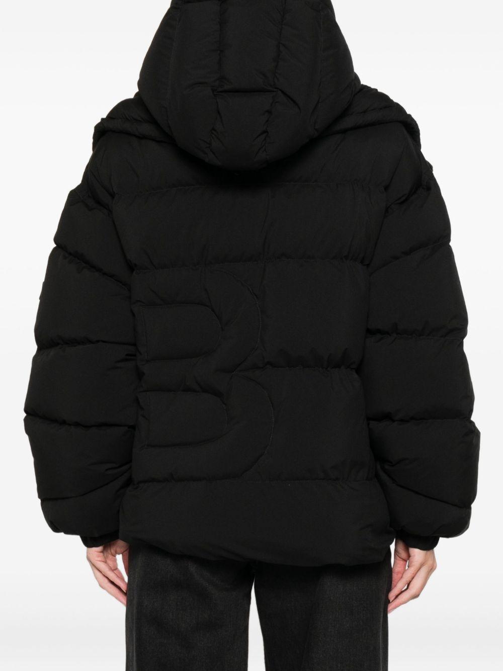 Giacca imbottita con chiusura a zip in nero Bacon - donna 
