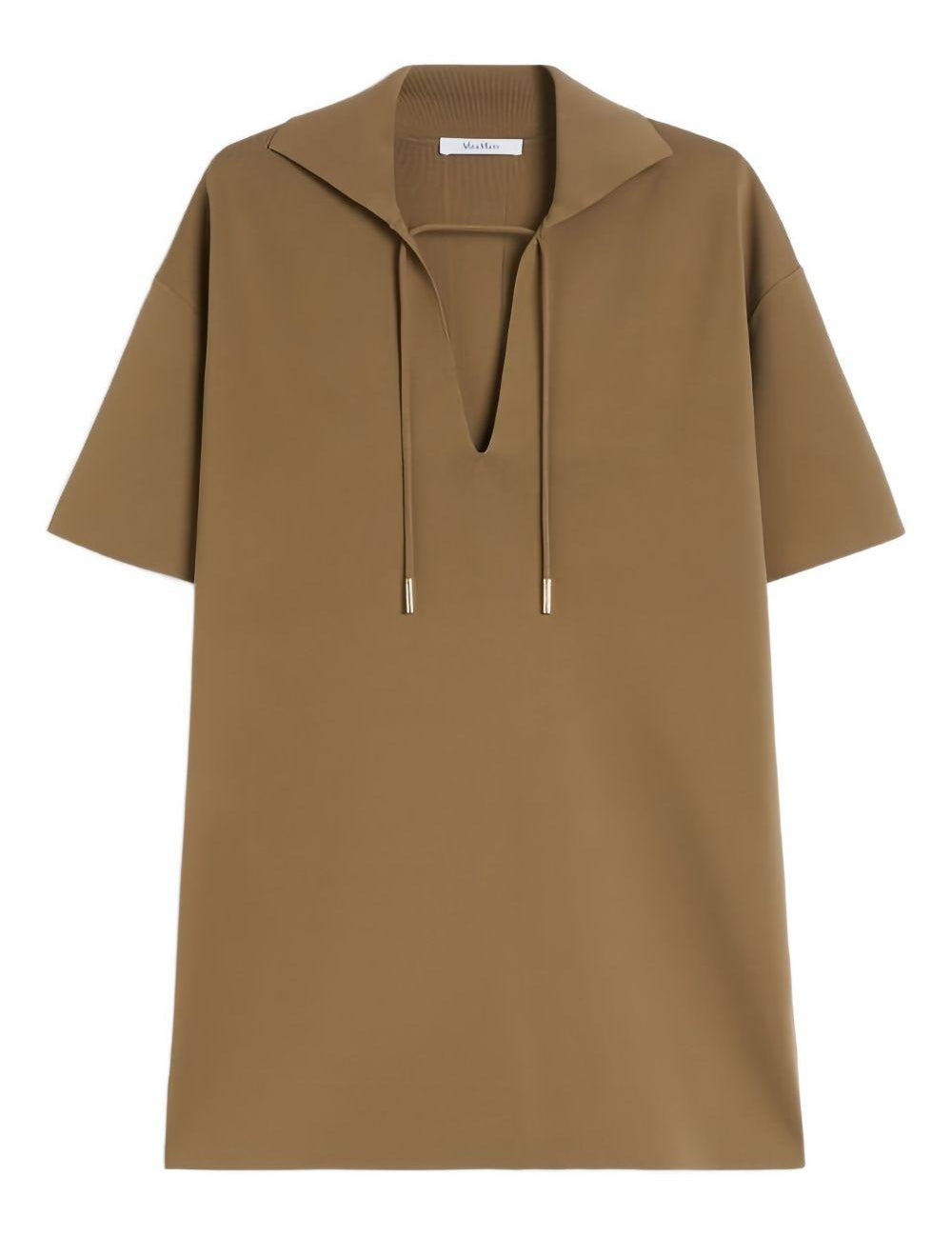 Top con colletto poltava in marrone Maxmara - donna 