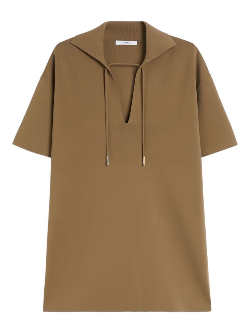 Top con colletto poltava in marrone Maxmara - donna 