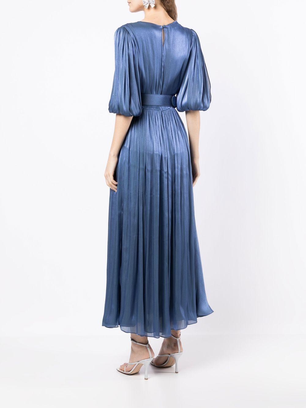 Abito Breannie con design satinato in blu Costarellos - donna 