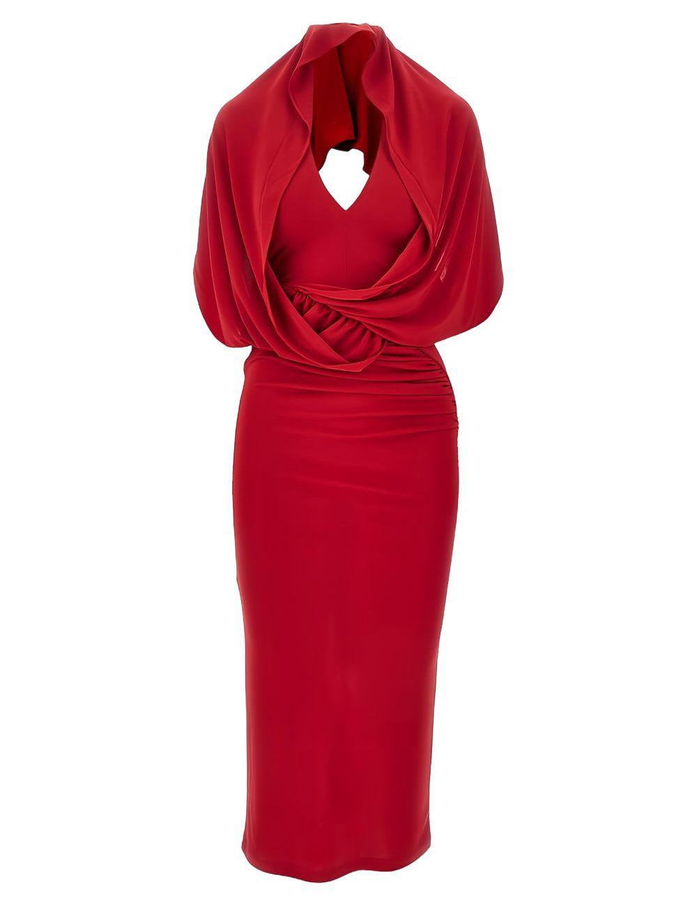 Abito midi Annie in rosso The Andamane - donna 