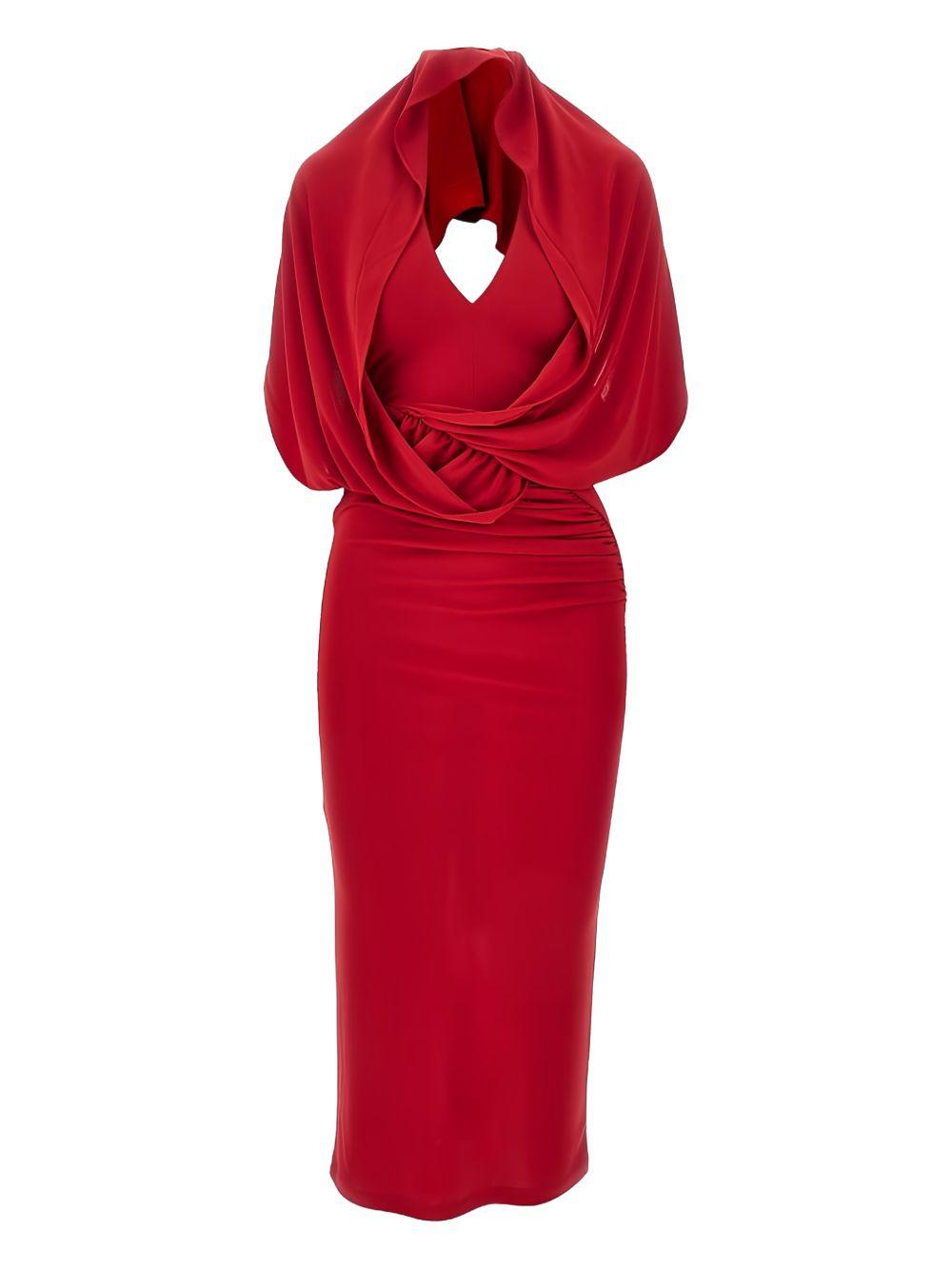 Abito midi Annie in rosso The Andamane - donna 