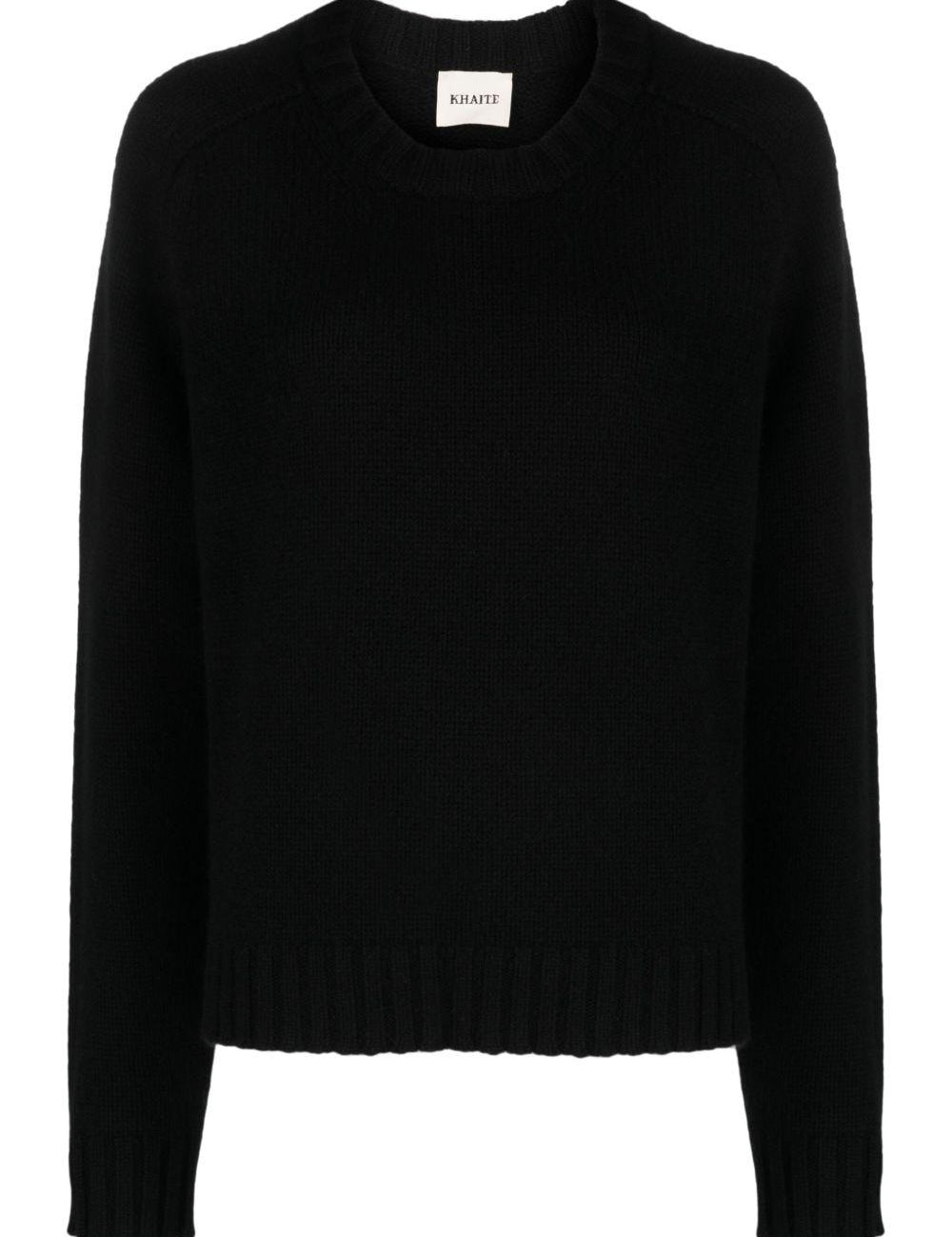 Maglione a girocollo mae in nero Khaite - donna 