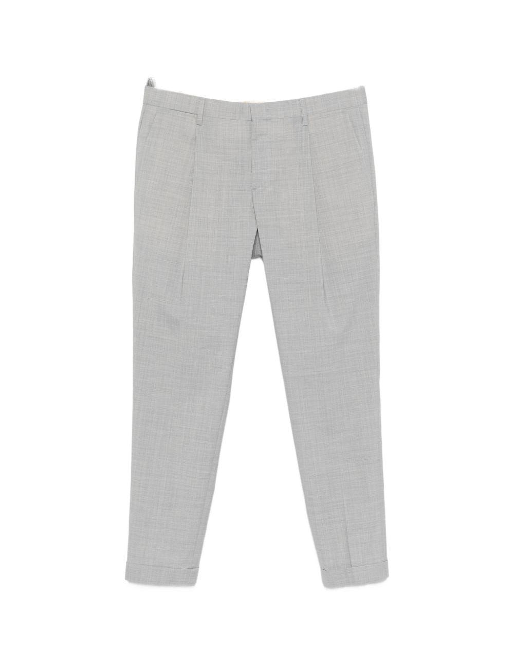 Pantaloni tiberio con pieghe in grigio Briglia 1949 - uomo 