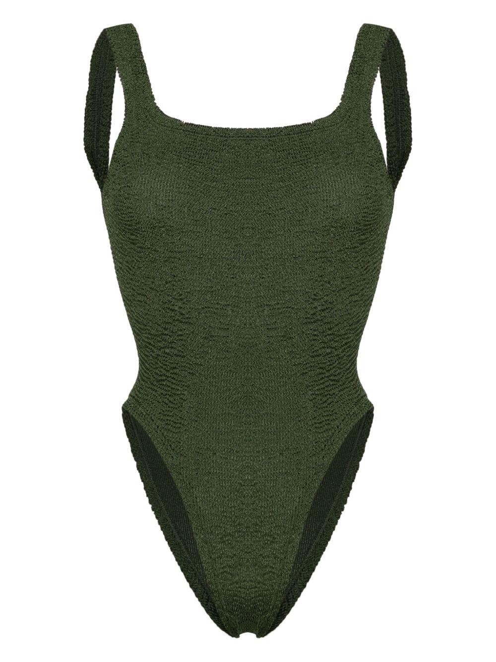 costume intero square in verde hunza g - donna 