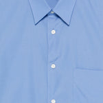 Camicia con logo in azzurro Comme des Garçons Homme - uomo 