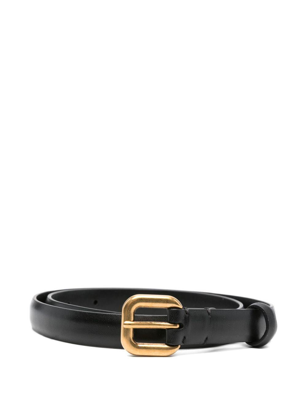 x RHW Cintura con fibbia in nero Wardrobe.Nyc - donna 