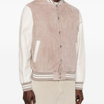 Bomber a righe in beige Eleventy - uomo 