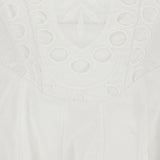 Mini abito bail con dettagli in pizzo in bianco Charo ruiz ibiza 1989 - donna 