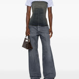 Jeans Geth con effetto schiarito in grigio Rick owens drkshdw - donna 