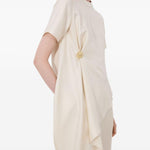 Top asimmetrico MADEA in bianco Loulou de saison - donna 