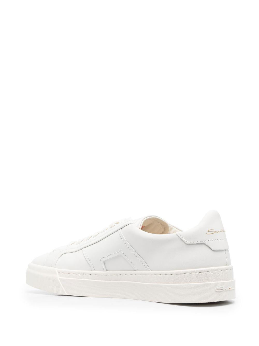 Sneakers con lacc in bianco Santoni - uomo 