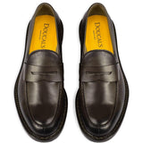 Mocassini in pelle in nero Doucal's - uomo 