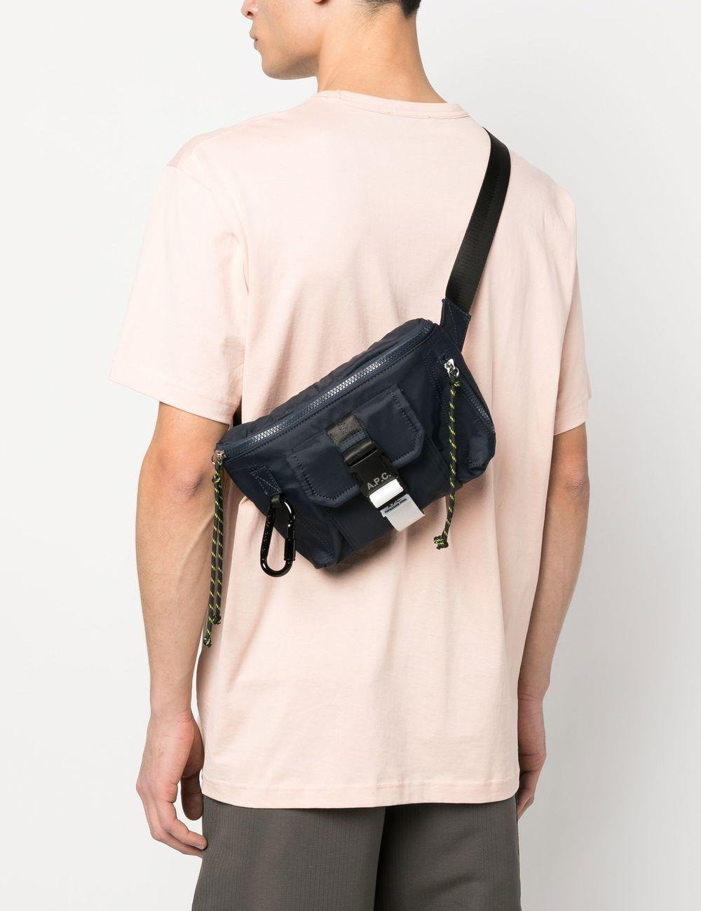 Marsupio Treck blu navy uomo 
