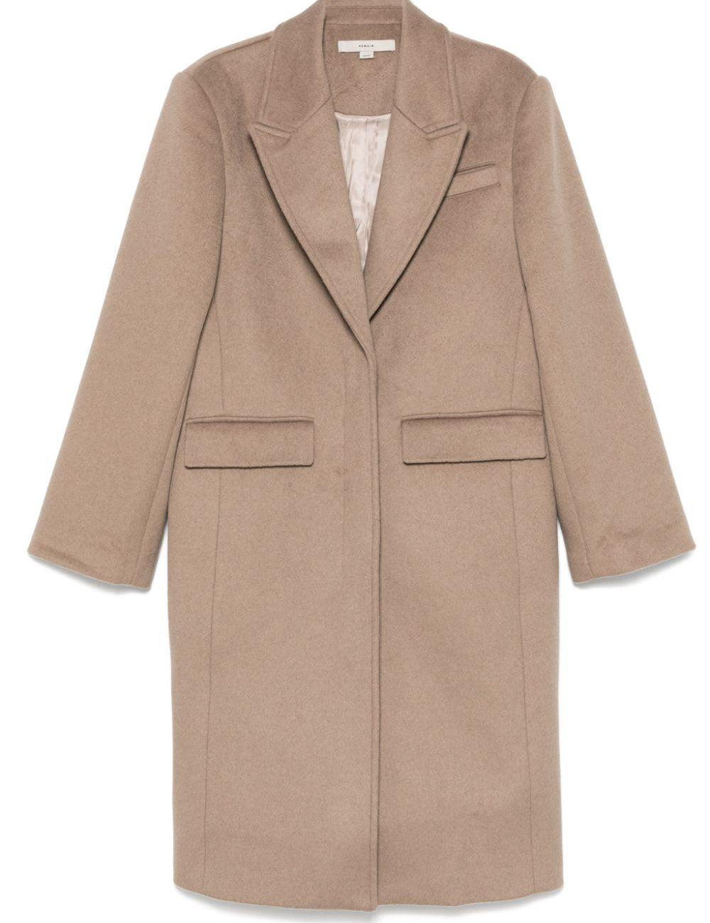 Cappotto monopetto in grigio talpa Remain - donna 