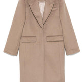 Cappotto monopetto in grigio talpa Remain - donna 