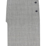 Gonna midi Principe di Galles in bianco e nero Courrèges - donna 