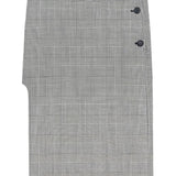 Gonna midi Principe di Galles in bianco e nero Courrèges - donna 