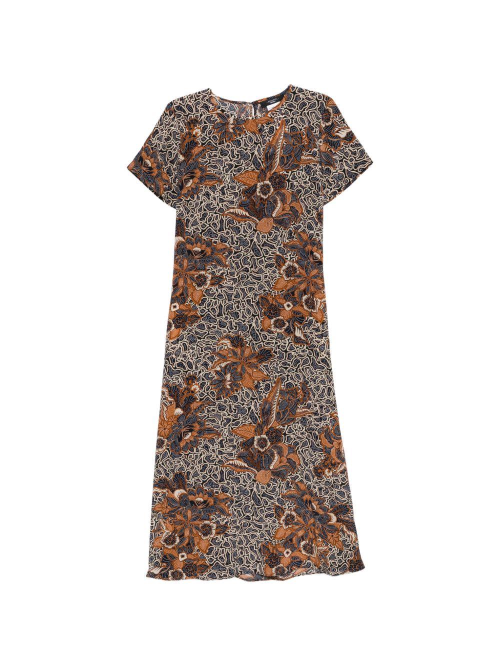 Abito midi crespo multicolore Max Mara Weekend - donna 