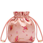 Borsa a fiori con coulisse in rosa Ganni - donna 