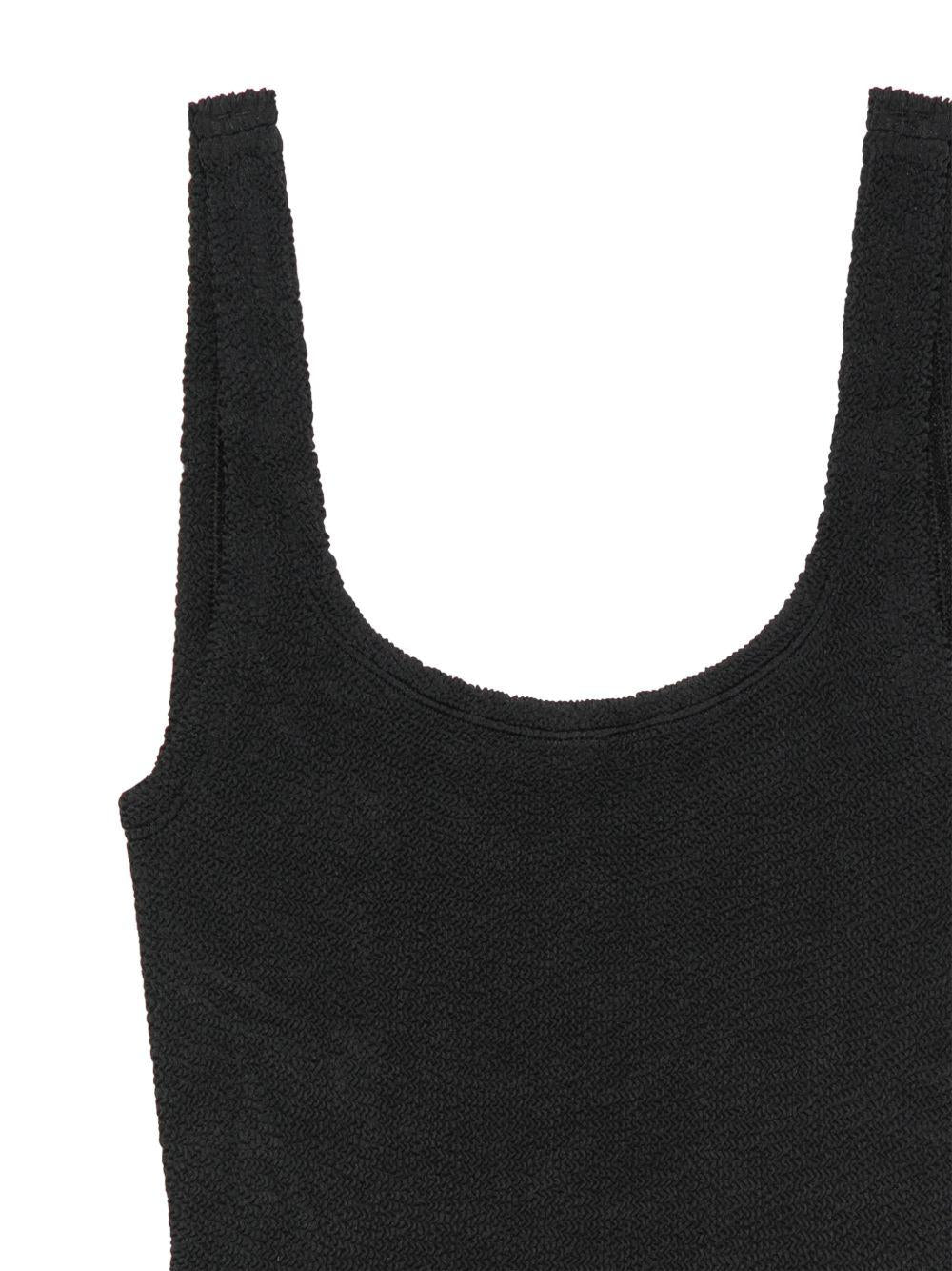Costume intero square in nero hunza g - donna 