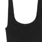 Costume intero square in nero hunza g - donna 