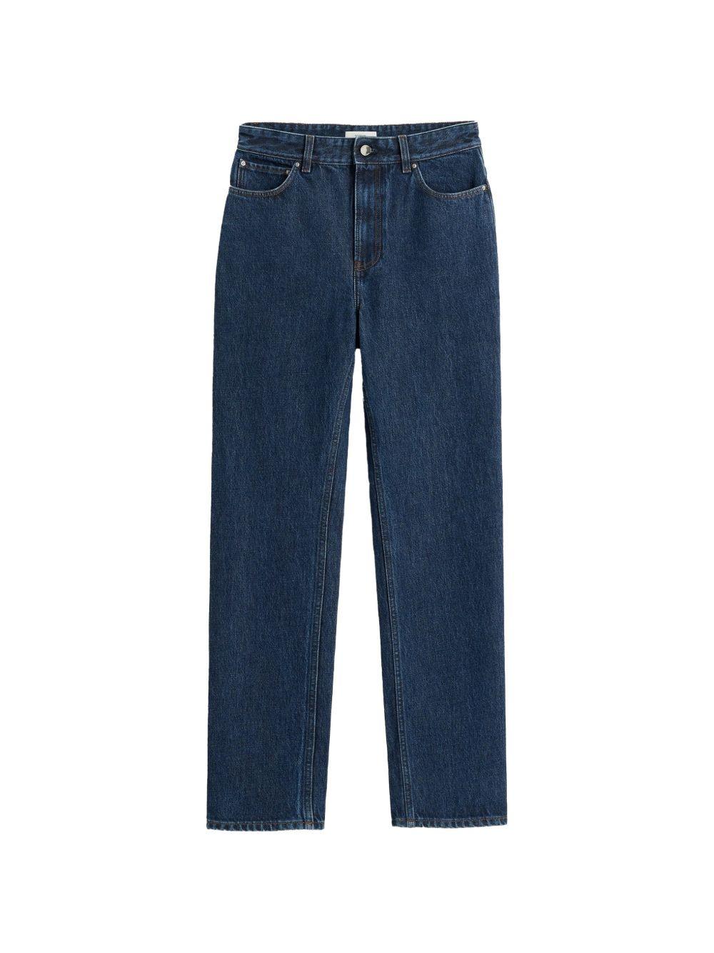 Jeans slim-fi a vita alta in blu Toteme - donna 