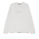 T-shirt a maniche lunghe in grigio Jacquemus - unisex 