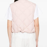 Gialet trapuntato bios in rosa Moncler - donna 