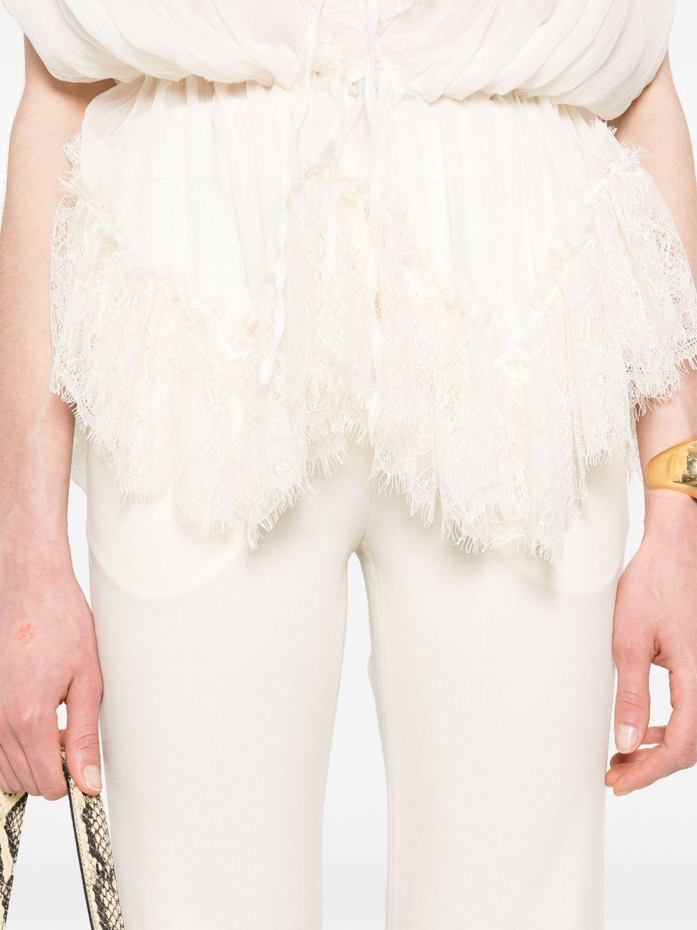 Pantaloni in lino in beige Batakovic - donna 