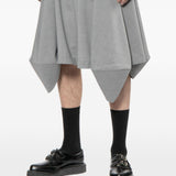 Bermuda con risvolto in grigio COMME DES GARCONS HOMME PLUS - uomo 