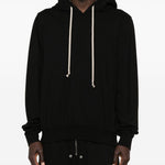 Felpa con cappuccio in nero Rick owens - uomo 
