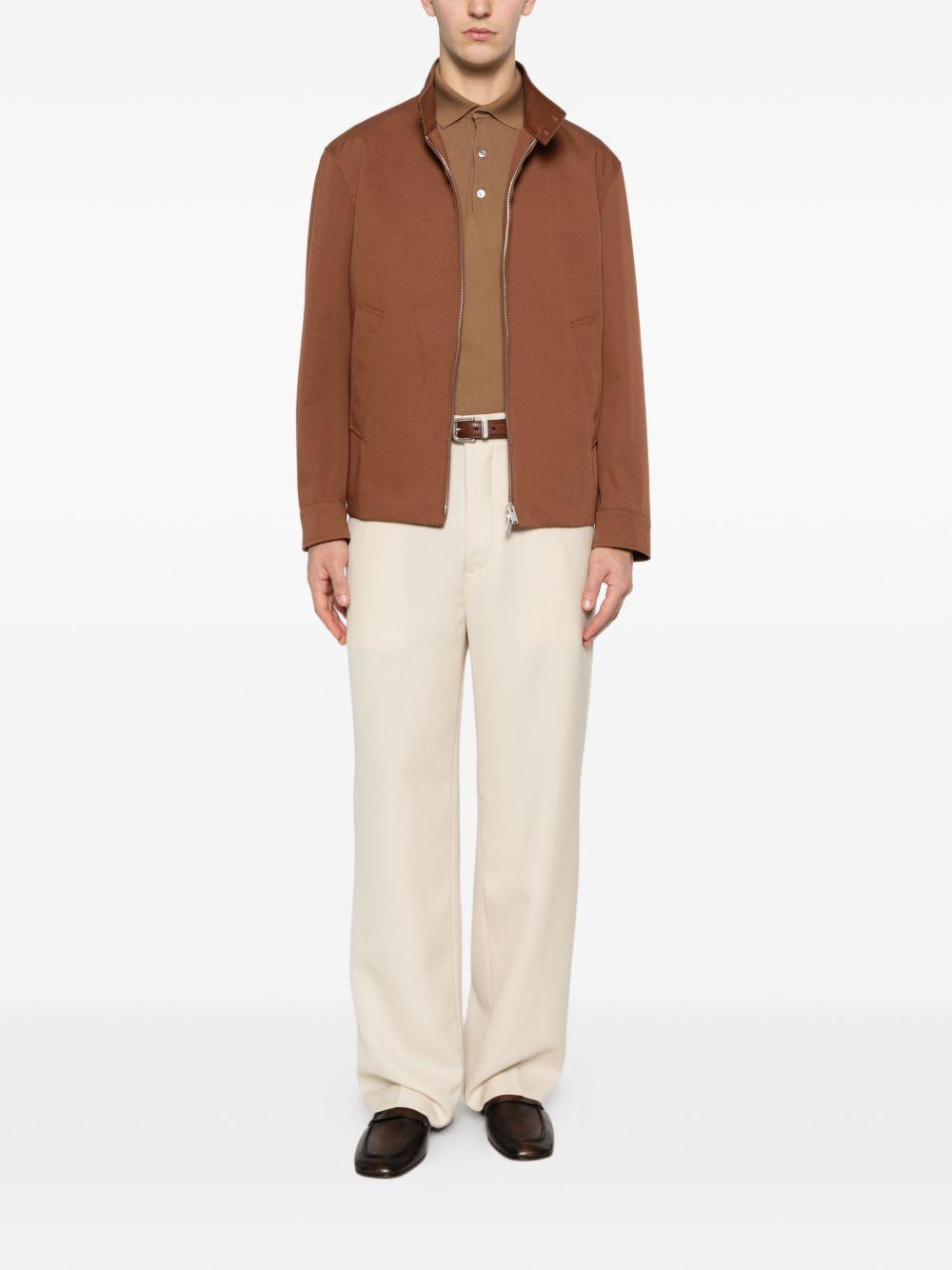 Polo in maglia in marrone Lardini - uomo 