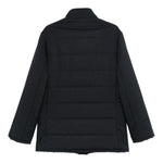 Cappotto trapuntato con bottoni in blu Barba - uomo 
